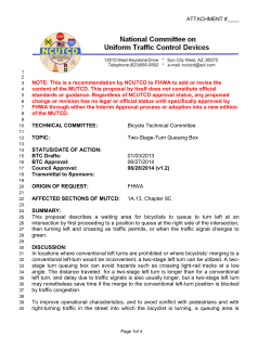 Two-Stage Turn Queueing Box - NCUTCD Bicycle Technical