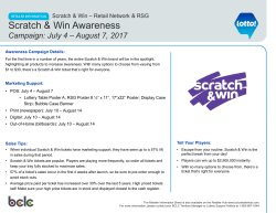 Scratch Win Brand Awareness - Lotto!