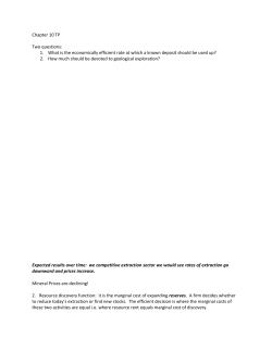Chapter 10 TP Two questions: What is the economically efficient rate