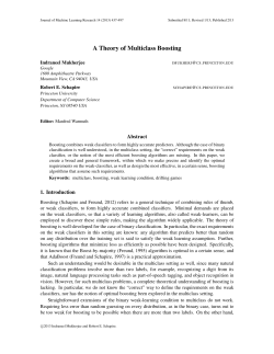 A Theory of Multiclass Boosting