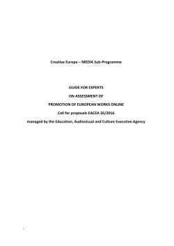 3. experts - Kreatywna Europa