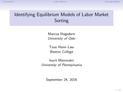 Identifying Equilibrium Models of Labor Market Sorting