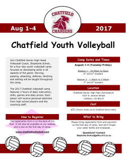 Join Chatfield Senior High Head Volleyball Coach, Stephanie