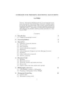 GUIDELINES FOR PREPARING ELECTRONIC