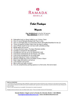 Debut Packages Magenta Php 140,000.00 net for the first 100