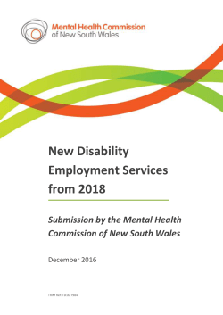 The Mental Health Commission of NSW