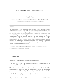 Rank-width and Vertex