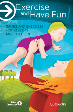 Exercise and have fun! - Minist&egrave;re de l`&Eacute;ducation et de l
