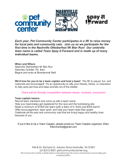 Each year, Pet Community Center participates in a 5K to raise