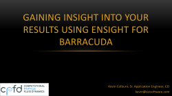 EnSight for Barracuda - EnSight Support by CEI