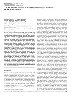 The Akt inhibitor deguelin, is an angiopreventive agent also acting