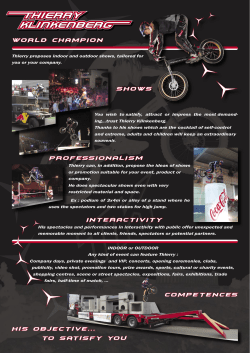 PROFESSIONALISM INTERACTIVITY WORLD CHAMPION SHOWS