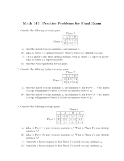 Math 315: Practice Problems for Final Exam