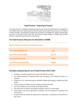 Pupil Premium - Linthwaite Ardron CofE