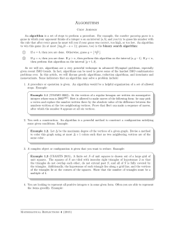 Algorithms - AwesomeMath