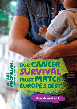 Our cancer - Macmillan Cancer Support