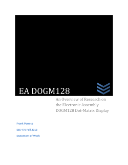 EA DOGM128 Interface