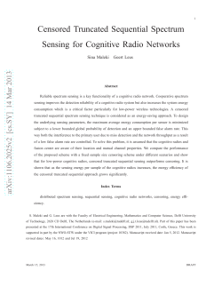 Censored Truncated Sequential Spectrum Sensing for
