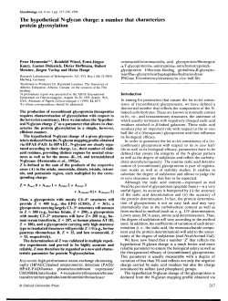 The hypothetical N-glycan charge: a number that