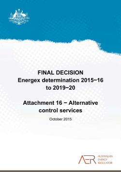 AER - Final decision Energy - Attachment 16