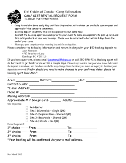 Camp Selhowtkan - Thompson Nicola Area