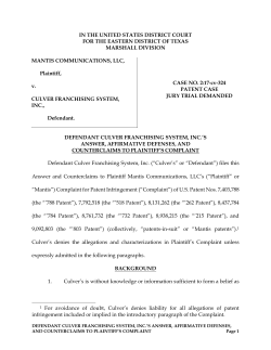 an answer with affirmative defenses