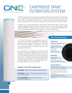 Blue Filtration Series - Watts Water Technologies