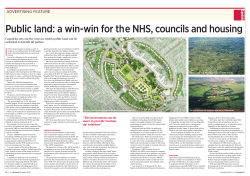 Public land: a win-win for th e NHS, councils and housing