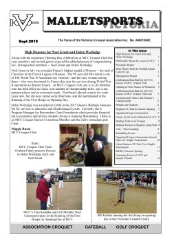 association croquet gateball golf croquet