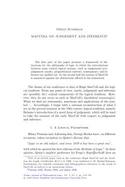 MacColl on Judgement and Inference