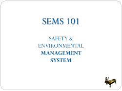 SEMS 101