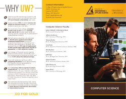 computer science - University of Wyoming