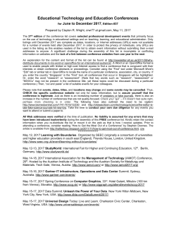 Educational Technology Conferences