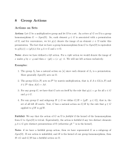 8 Group Actions