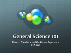 General Science 101 - nuclearbologna.com