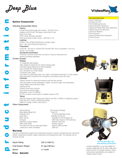 pr oduct information Deep Blue