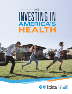 HEALTH - Blue Cross Blue Shield