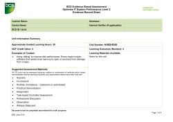 Optimise IT system performance