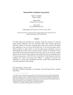 Rational Bias in Inflation Expectations