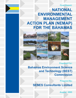 NATIONAL ENVIRONMENTAL MANAGEMENT ACTION PLAN