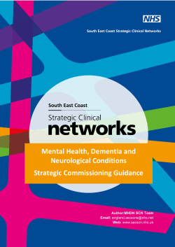 MHDN Strategic Commissioning Guidance 2015