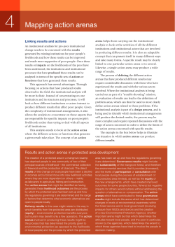 Mapping action arenas