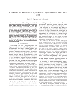 Conditions for Saddle-Point Equilibria in Output