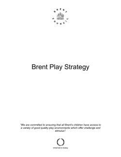 Brent Play Strategy - Brent Play Association