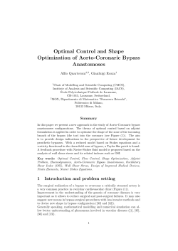 Optimal Control and Shape Optimization of Aorto