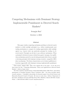 Competing Mechanisms with Dominant Strategy