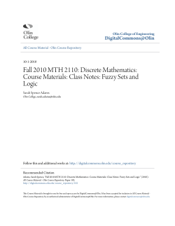 Fall 2010 MTH 2110: Discrete Mathematics