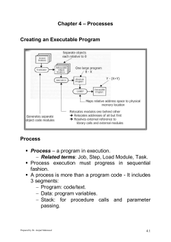 Chapter 4: Processes
