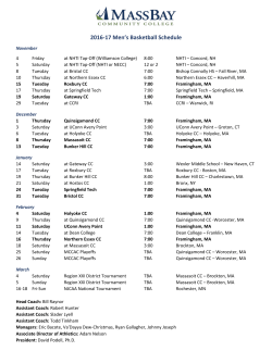 2016-17 Men`s Basketball Schedule