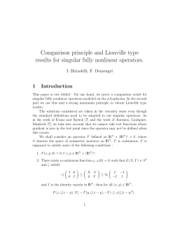Comparison principle and Liouville type results for singular fully